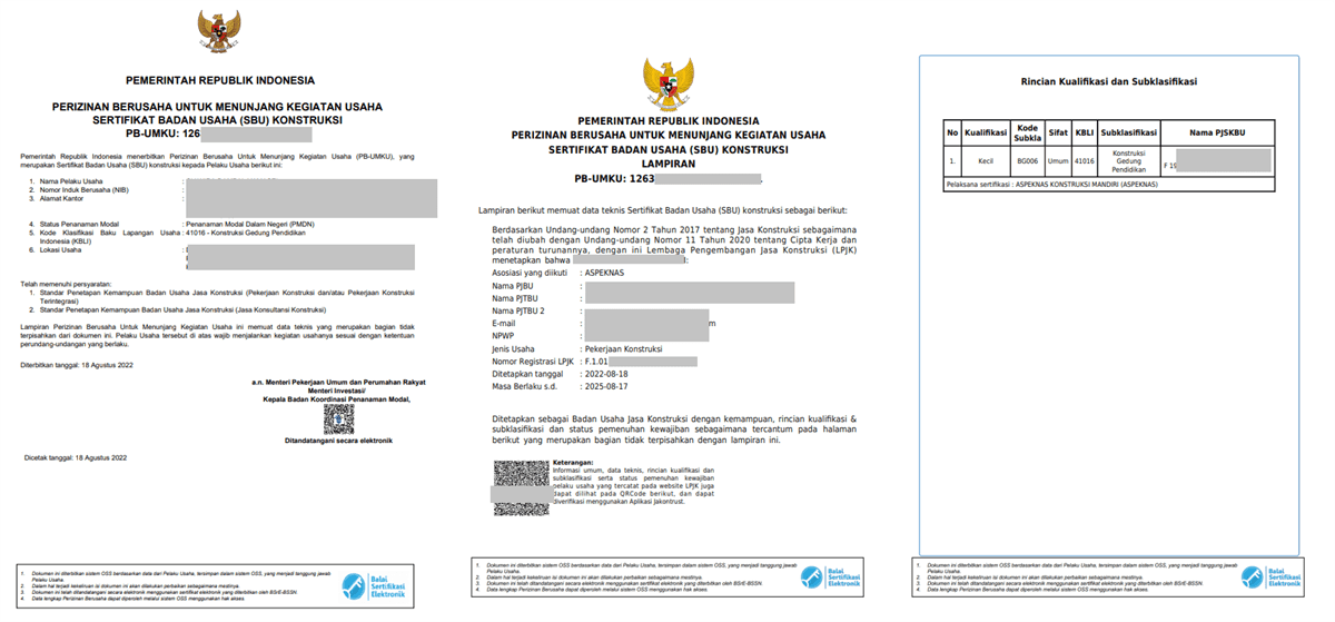 Contoh Format SBU KK013 Konstruksi Struktur Beton Pascatarik (Post Tensioned)